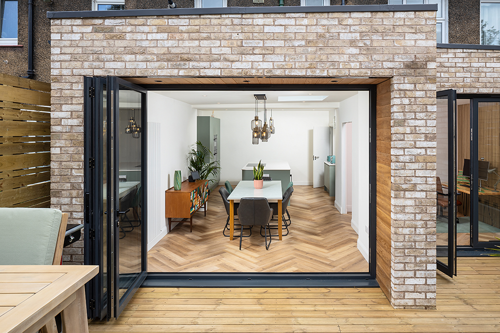 Brick extension exterior