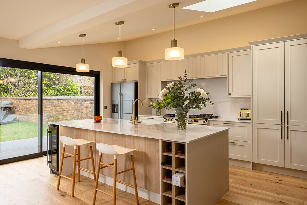 Interior dining kitchen